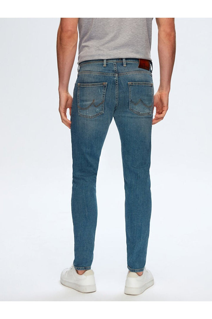 LTB Pantalon en jean taille moyenne slim Dıego X Y - Bleu_4114
