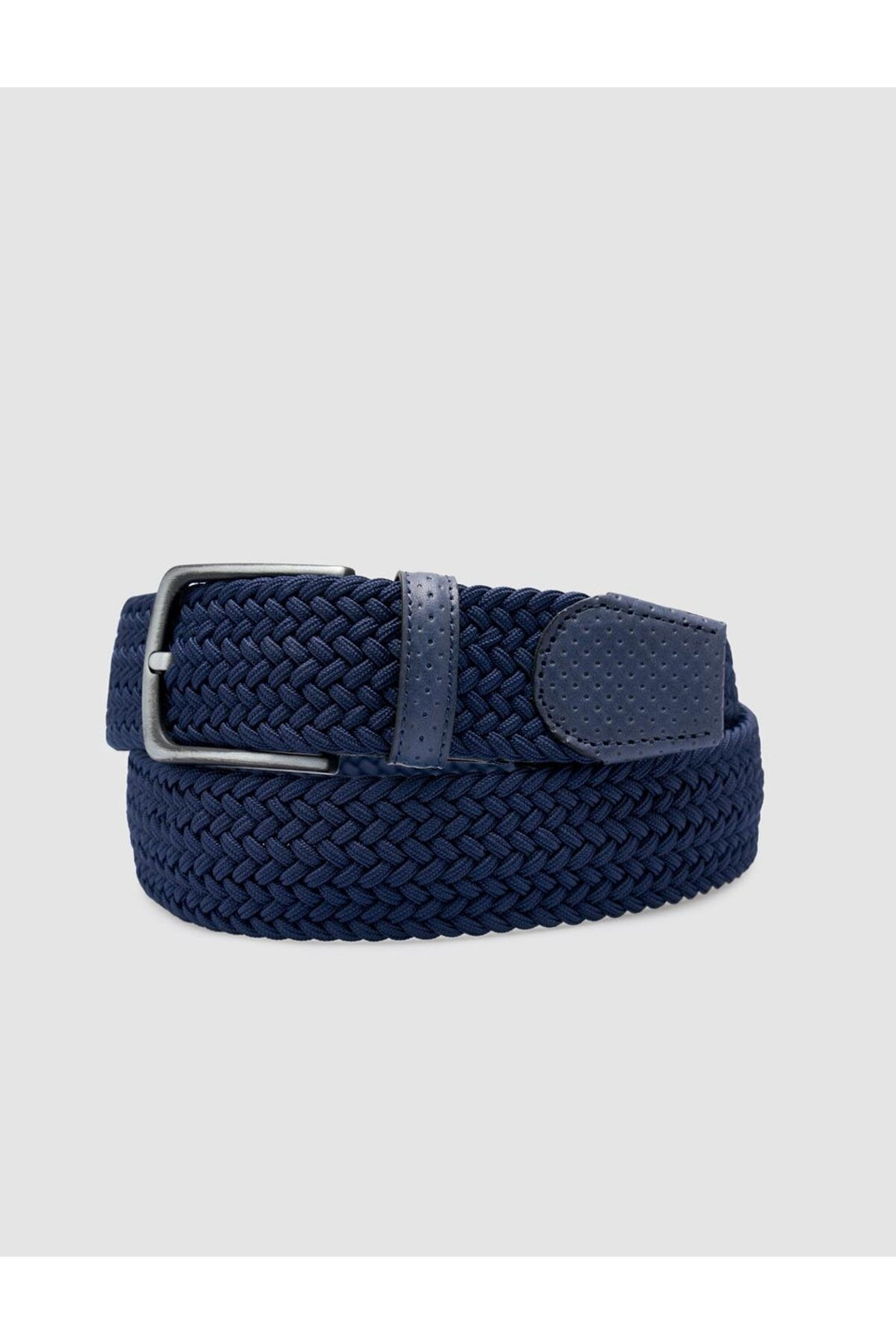 Cabani Shoes Ceinture pour homme en tricot bleu marine - Bleu marine
