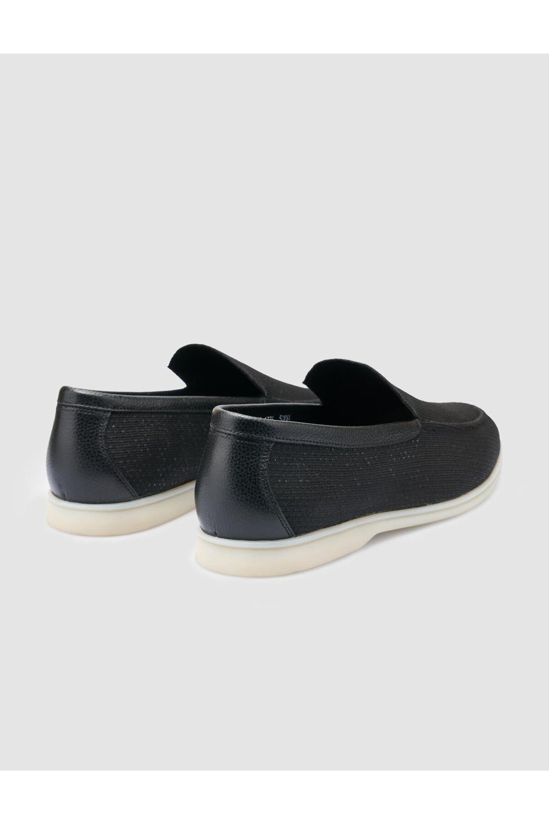 Cabani Shoes Leros Triko Noir Homme Loafer - Noir