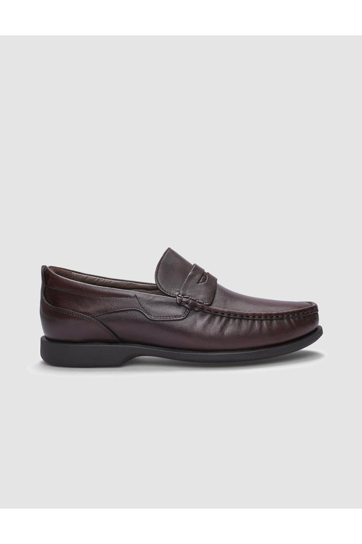 Cabani Shoes Chaussures de ville pour hommes en cuir véritable marron - Marron