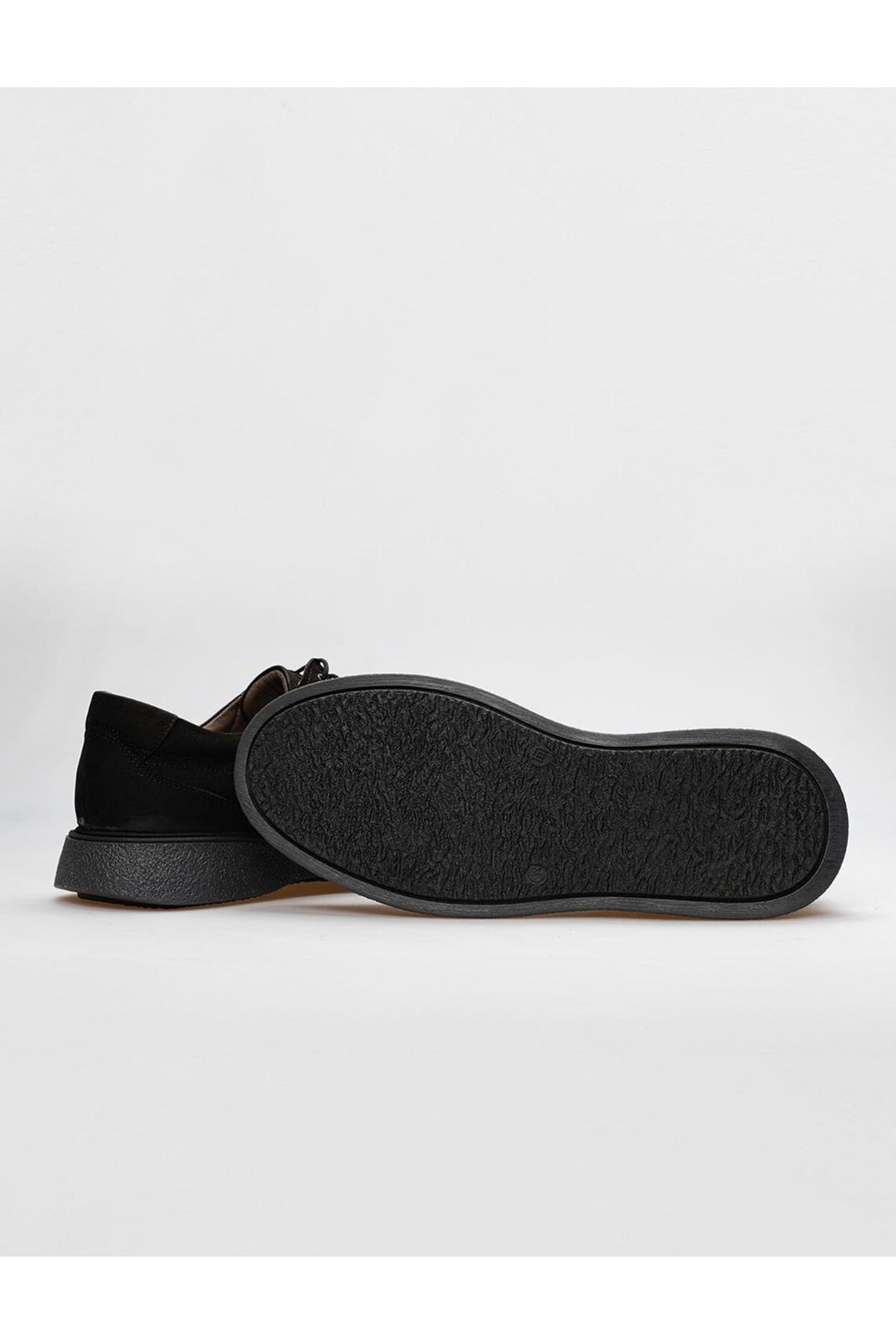 Cabani Shoes Chaussures de ville pour hommes en nubuck noir en cuir véritable avec lacets - Multicolore