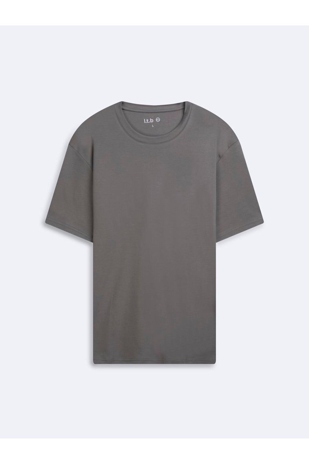 LTB T-shirt Basic Vert en Interlock Coupe Relaxée - Vert