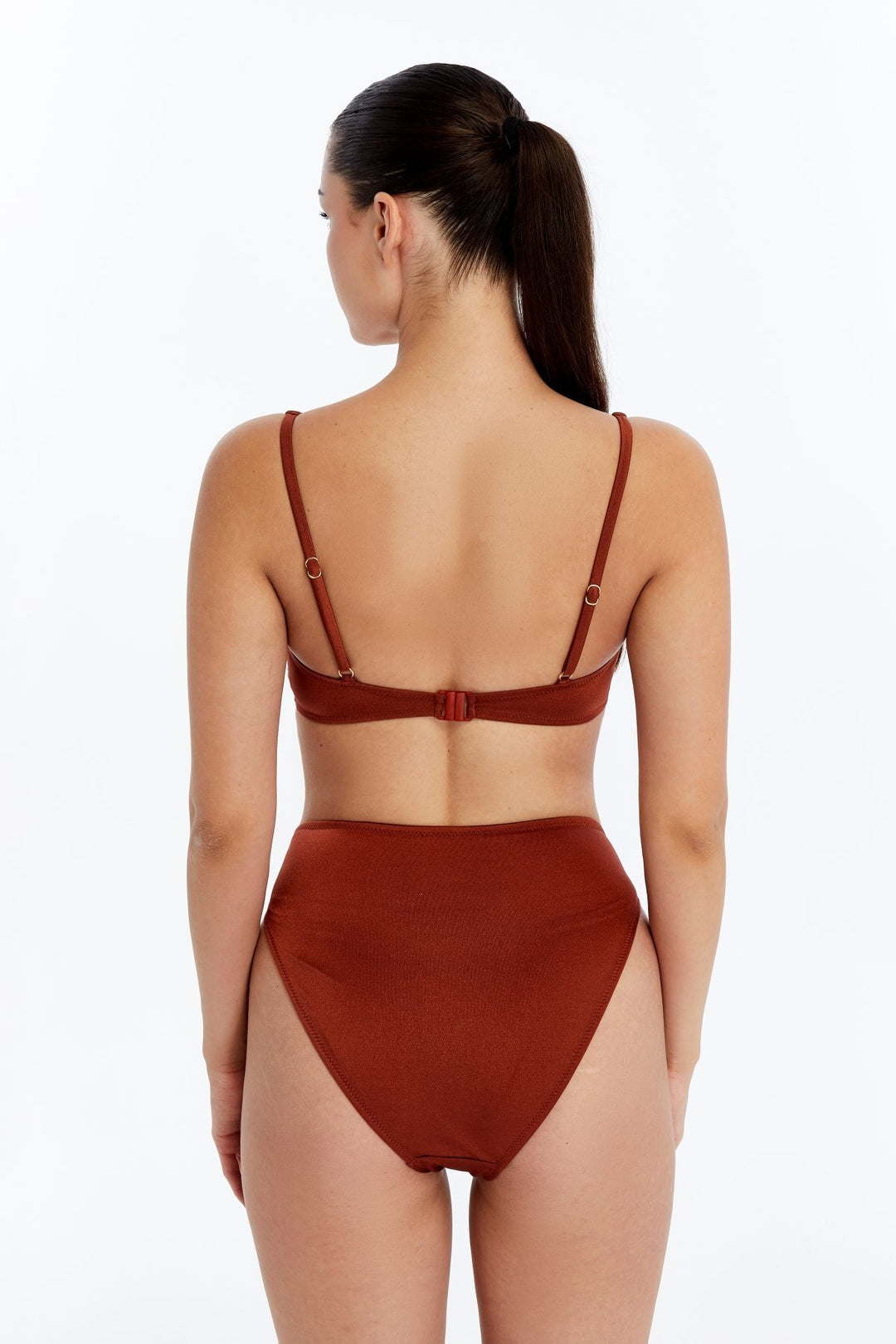 Lovely Things Bas de bikini en CRISTAL - acı Marron