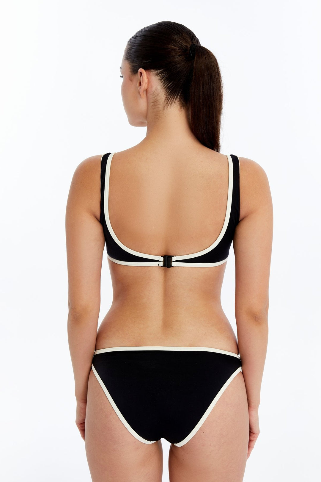 Lovely Things Bas de bikini Virginia - Noir et blanc
