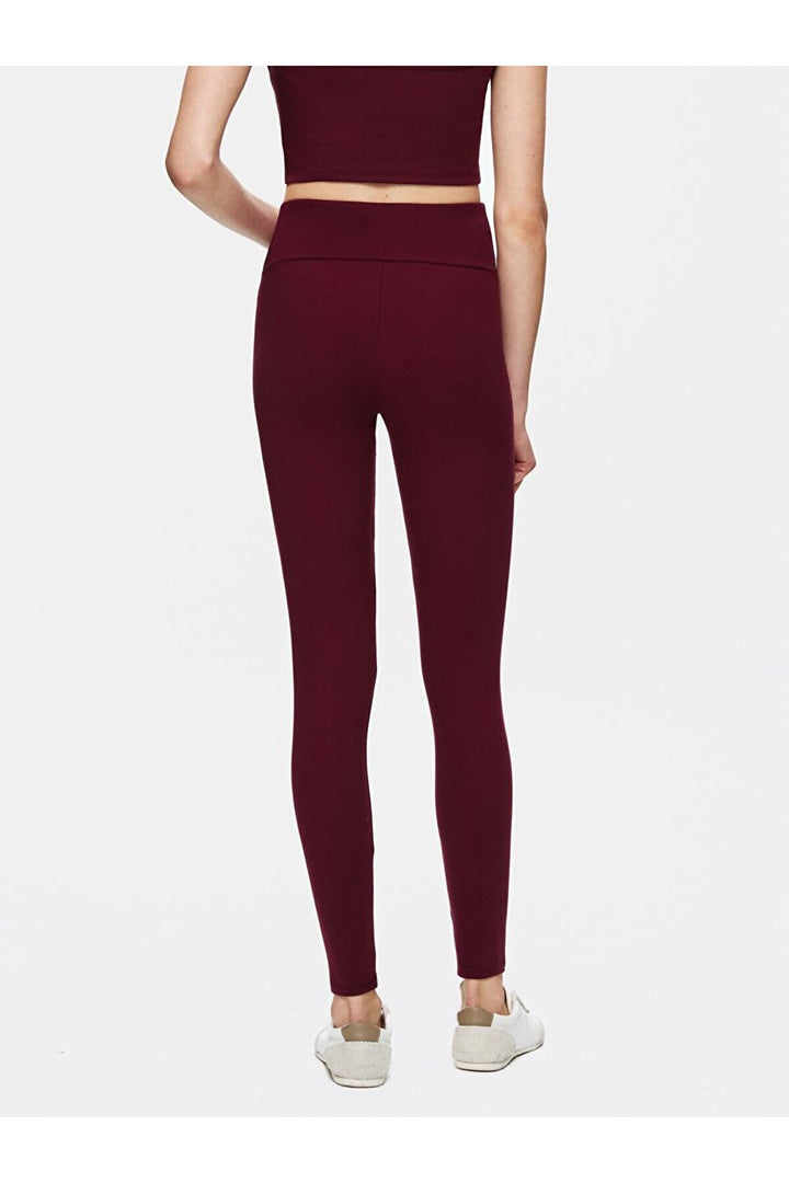 LTB Legging rouge basique Slım