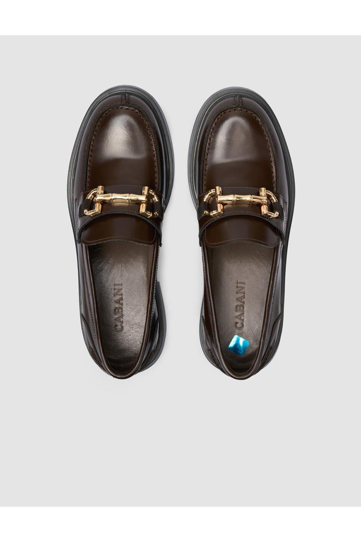 Cabani Shoes %100 Cuir véritable Marron Chaussure quotidienne femme - Marron