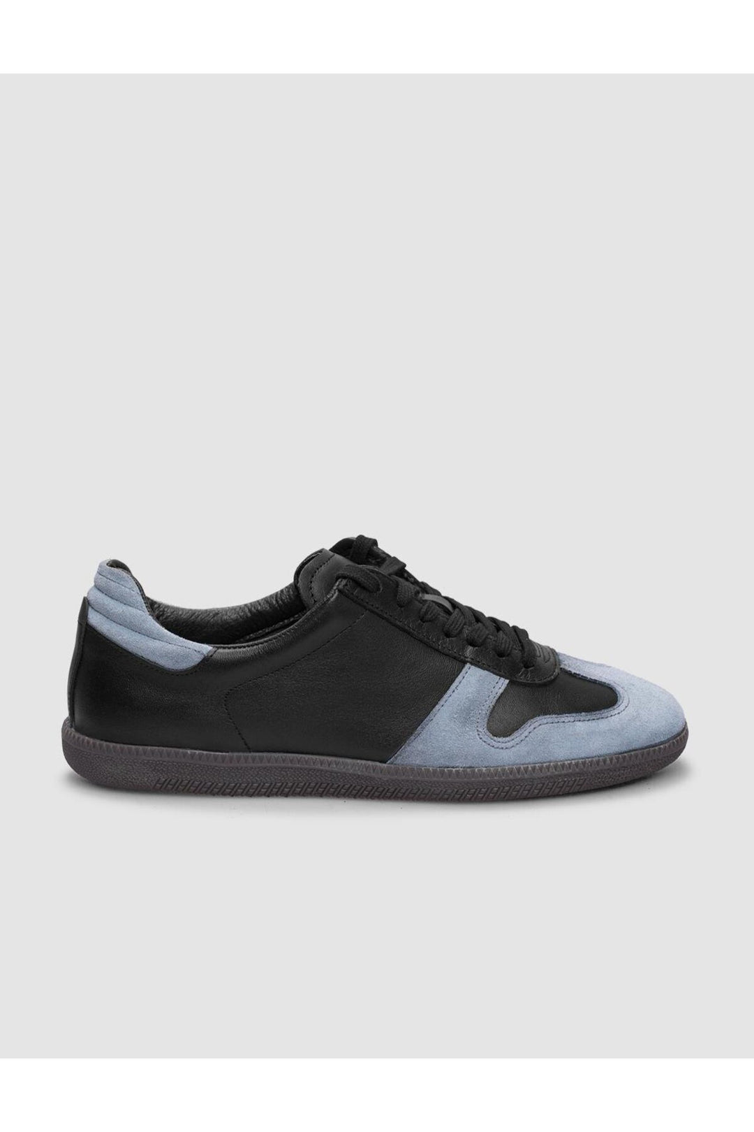Cabani Shoes Chaussures de sport pour femmes en cuir véritable noires à lacets - Multicolore