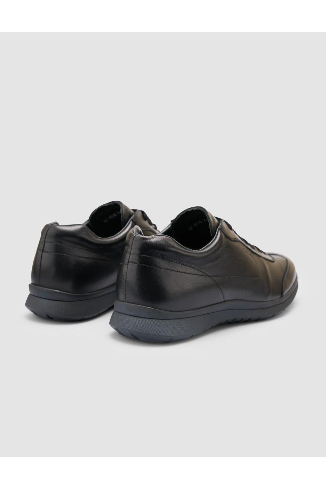 Cabani Shoes %100 Cuir véritable Baskets noires pour hommes - Multicolore