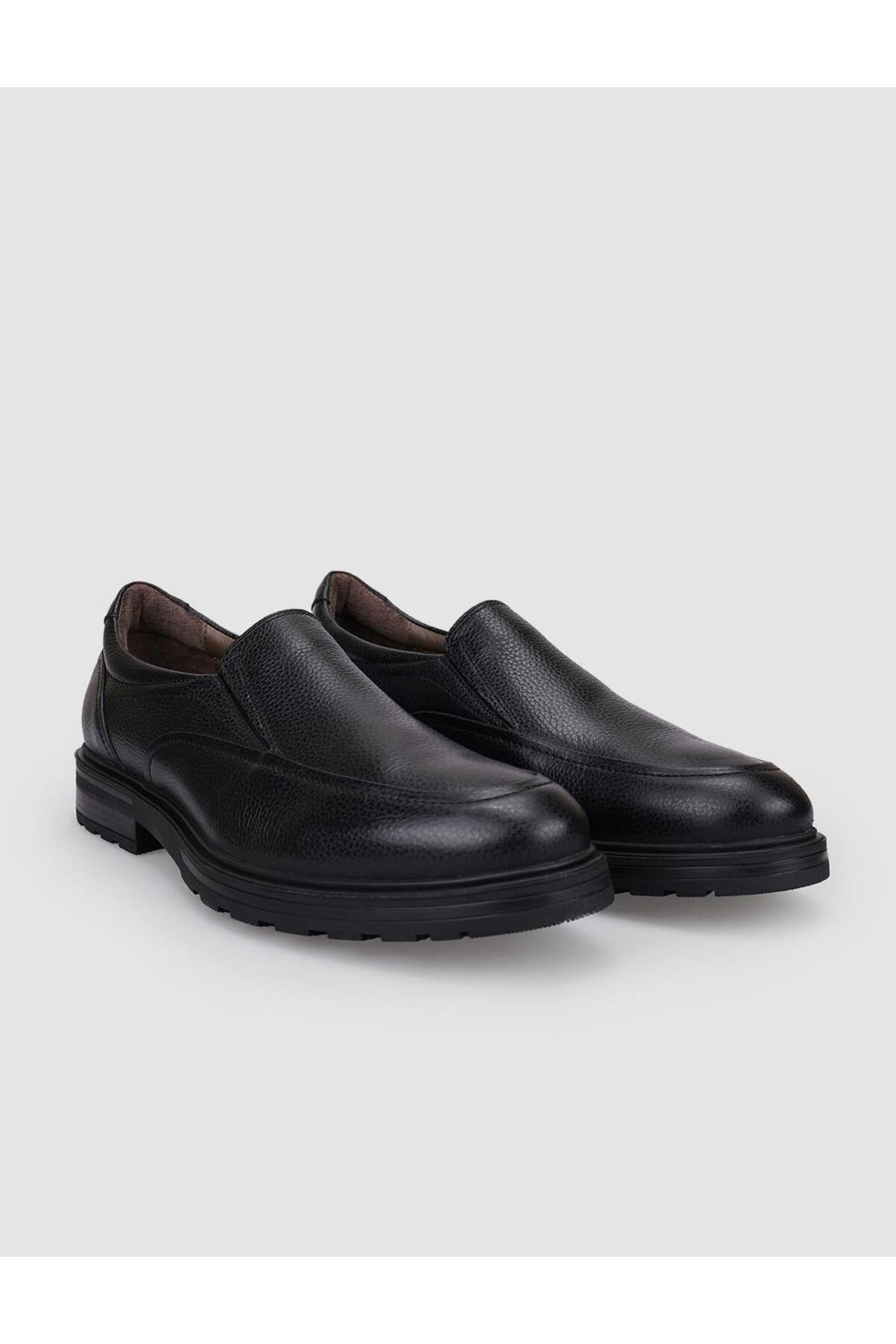 Cabani Shoes Chaussures de ville pour hommes en cuir véritable noires - Multicolore