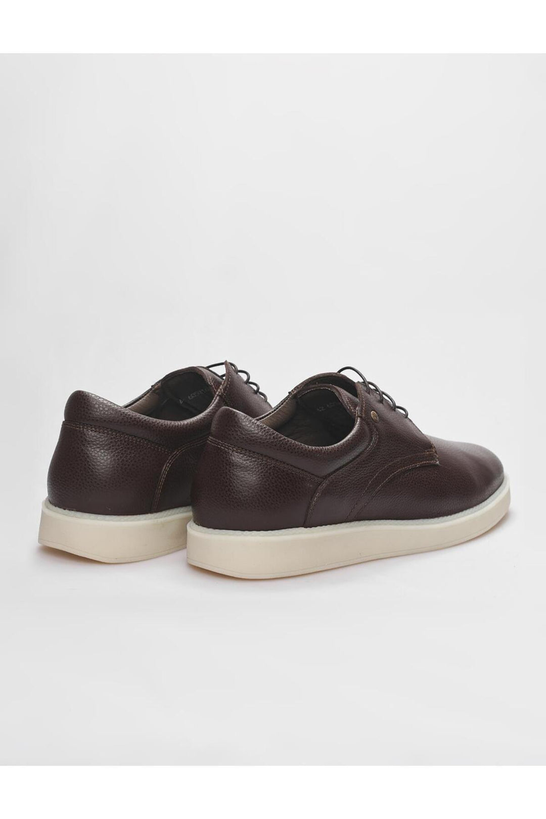 Cabani Shoes Chaussures de ville pour hommes en cuir véritable marron à lacets - Multicolore
