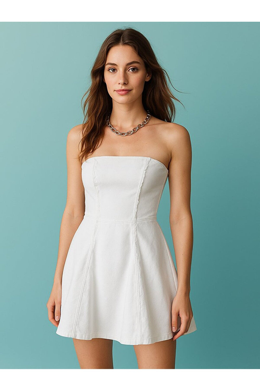 LTB Mini robe sans bretelles Cordelia
