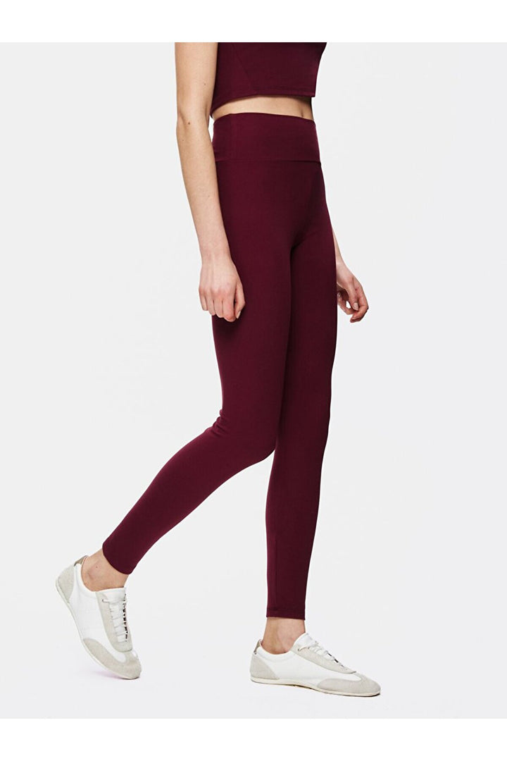 LTB Legging rouge basique Slım