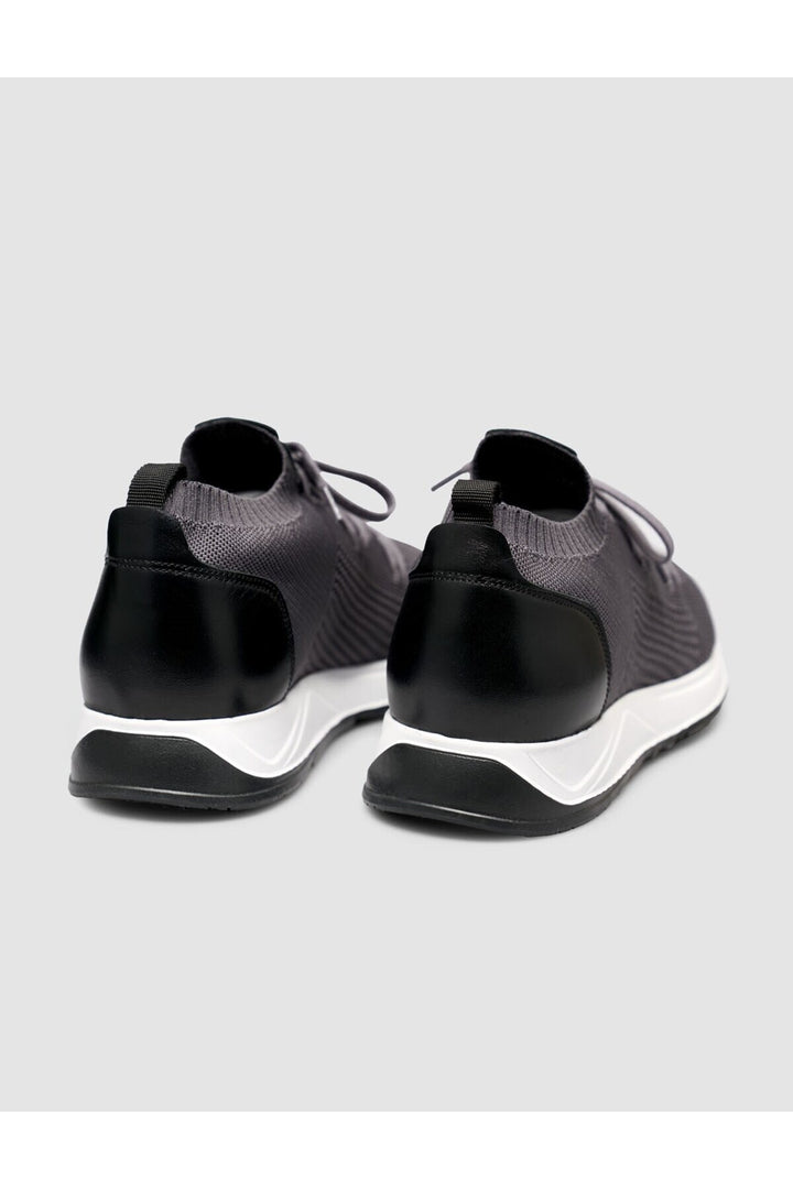 Cabani Shoes Chaussures de sport pour hommes Napoli en tricot anthracite - Anthracite