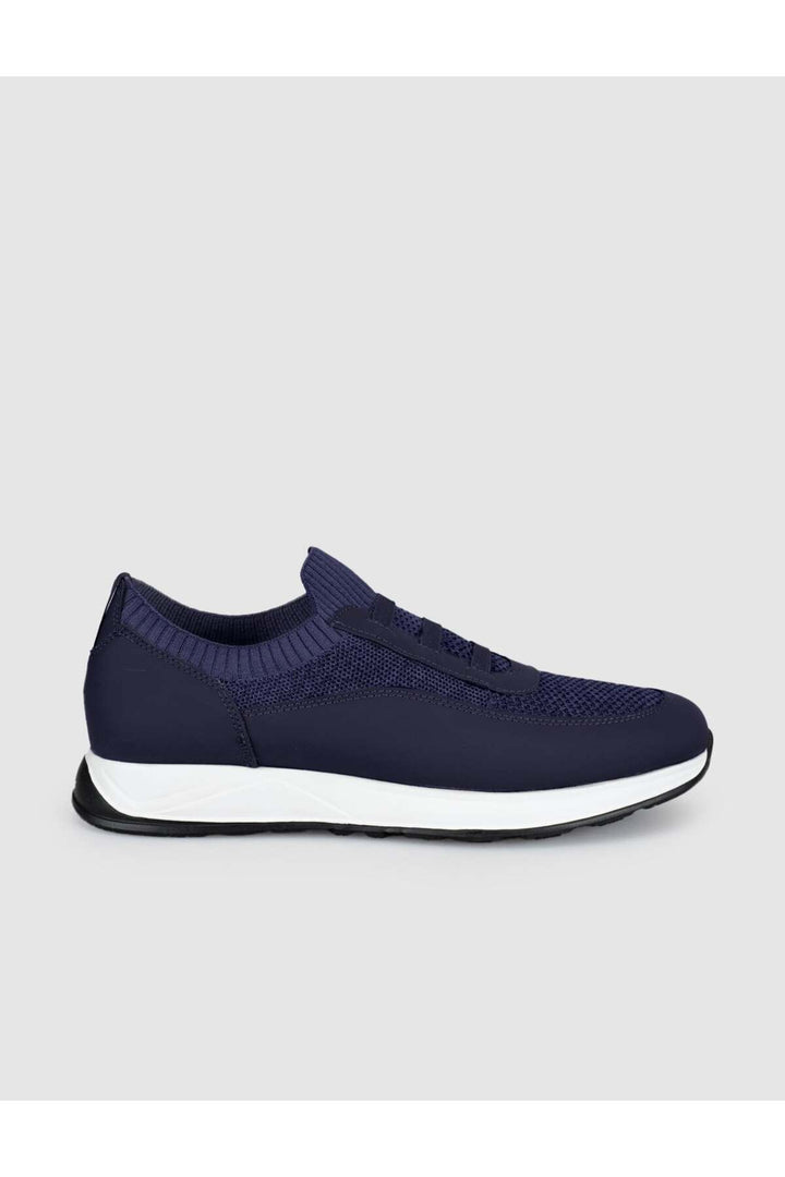 Cabani Shoes Sneaker en tricot texturé de confort - Bleu marine