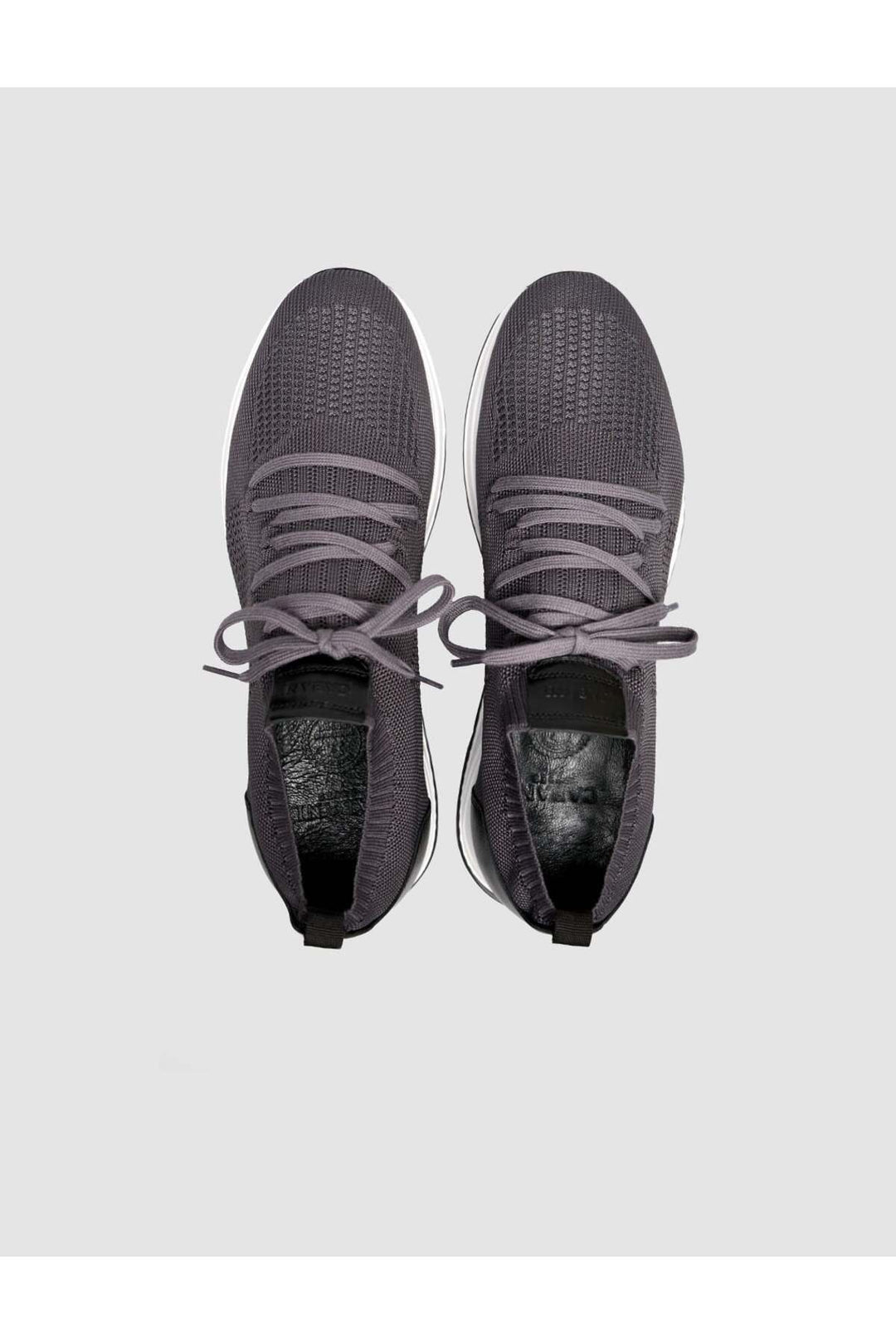 Cabani Shoes Chaussures de sport pour hommes Napoli en tricot anthracite - Anthracite