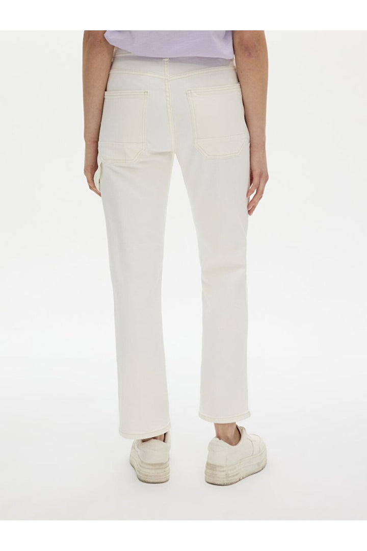 LTB Pantalon en jean Marısse Carpenter - Blanc_