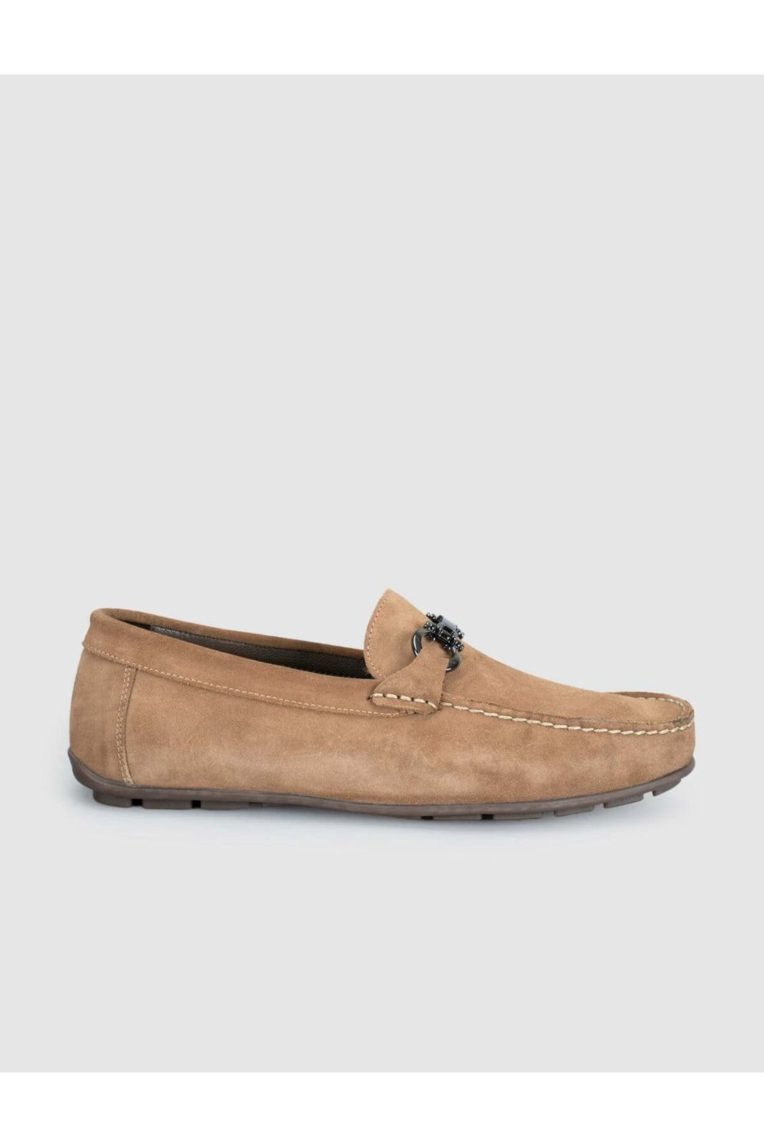 Cabani Shoes Mocassins pour hommes en cuir suédé tabac - Tabac
