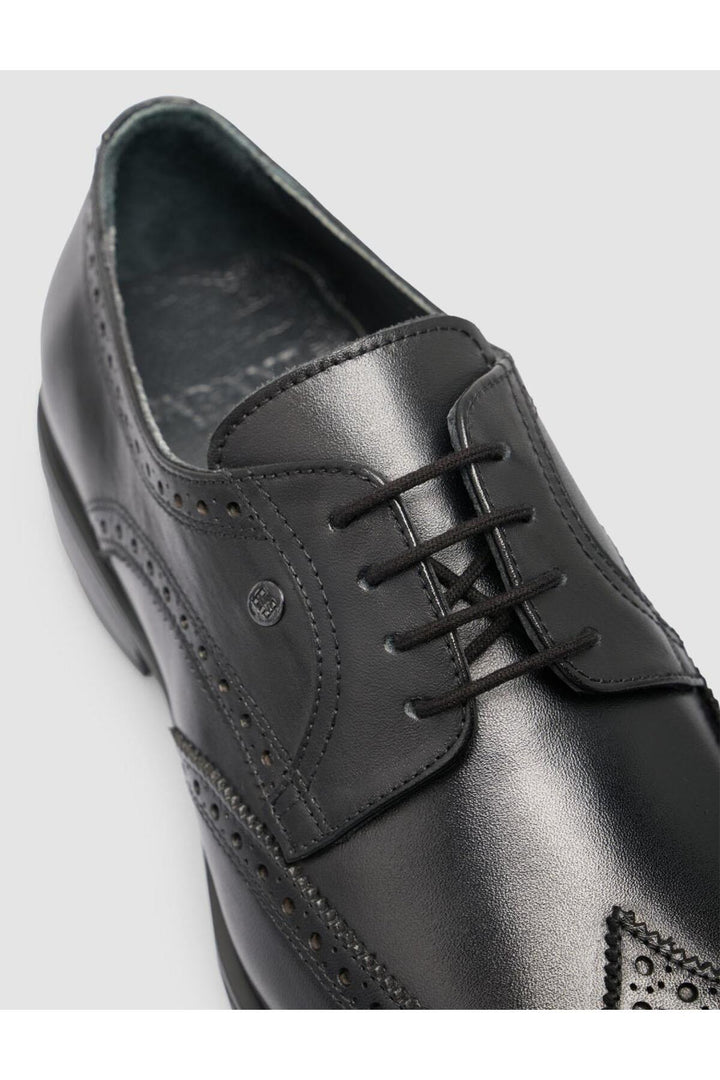 Cabani Shoes %100 Cuir Véritable Noir Chaussures Classiques Pour Hommes - Multicolore