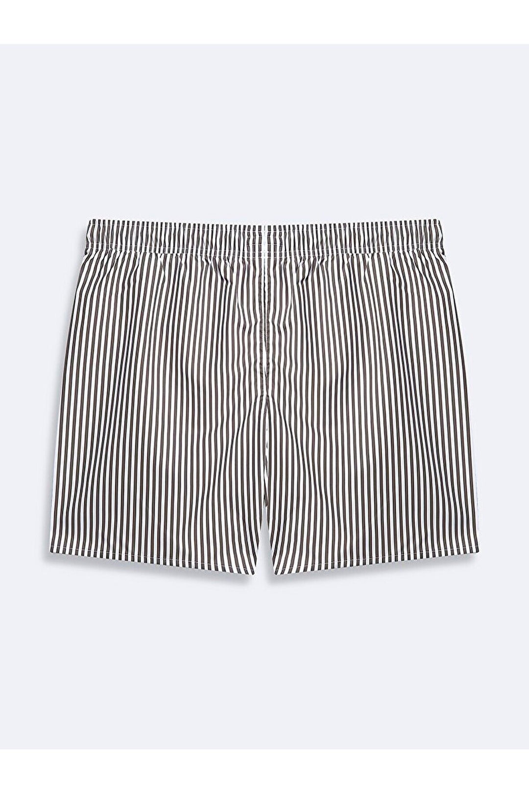 LTB Short de bain de mer vert classique à rayures