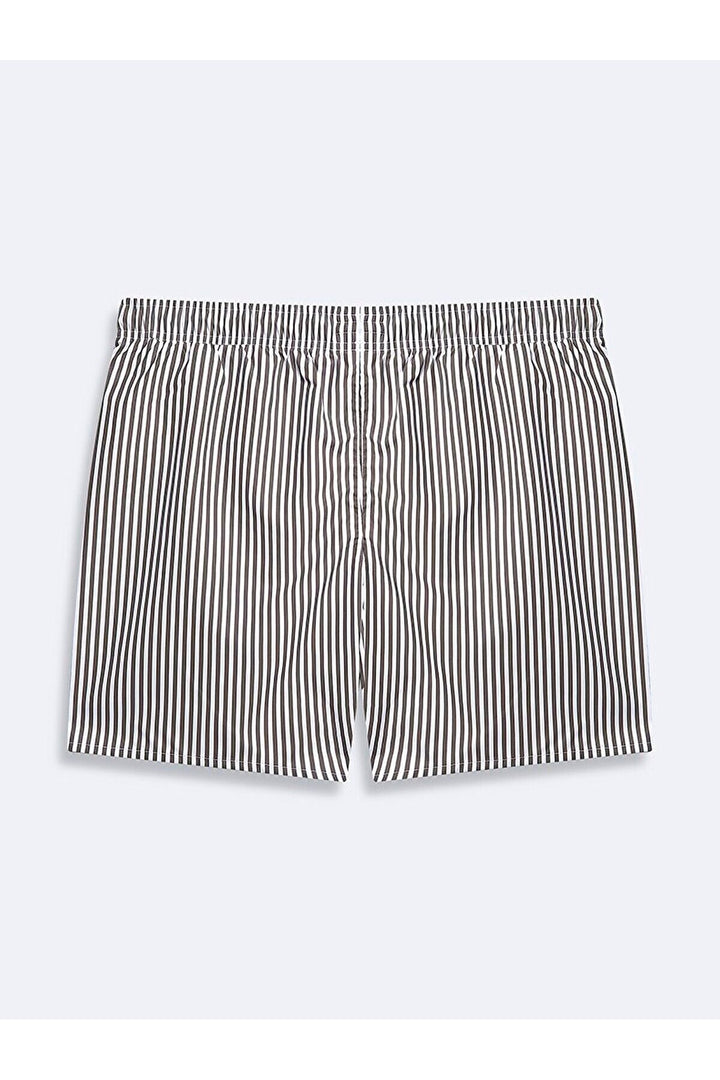LTB Short de bain de mer vert classique à rayures