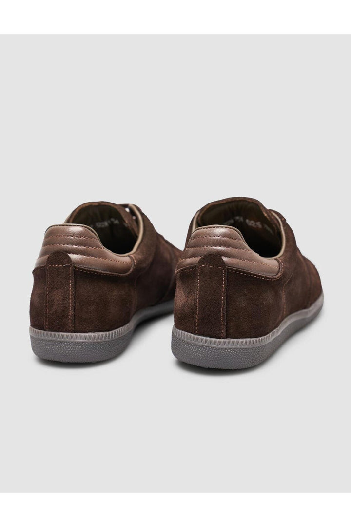 Cabani Shoes %100 Cuir Suédé Véritable Baskets Femme Marron - Marron