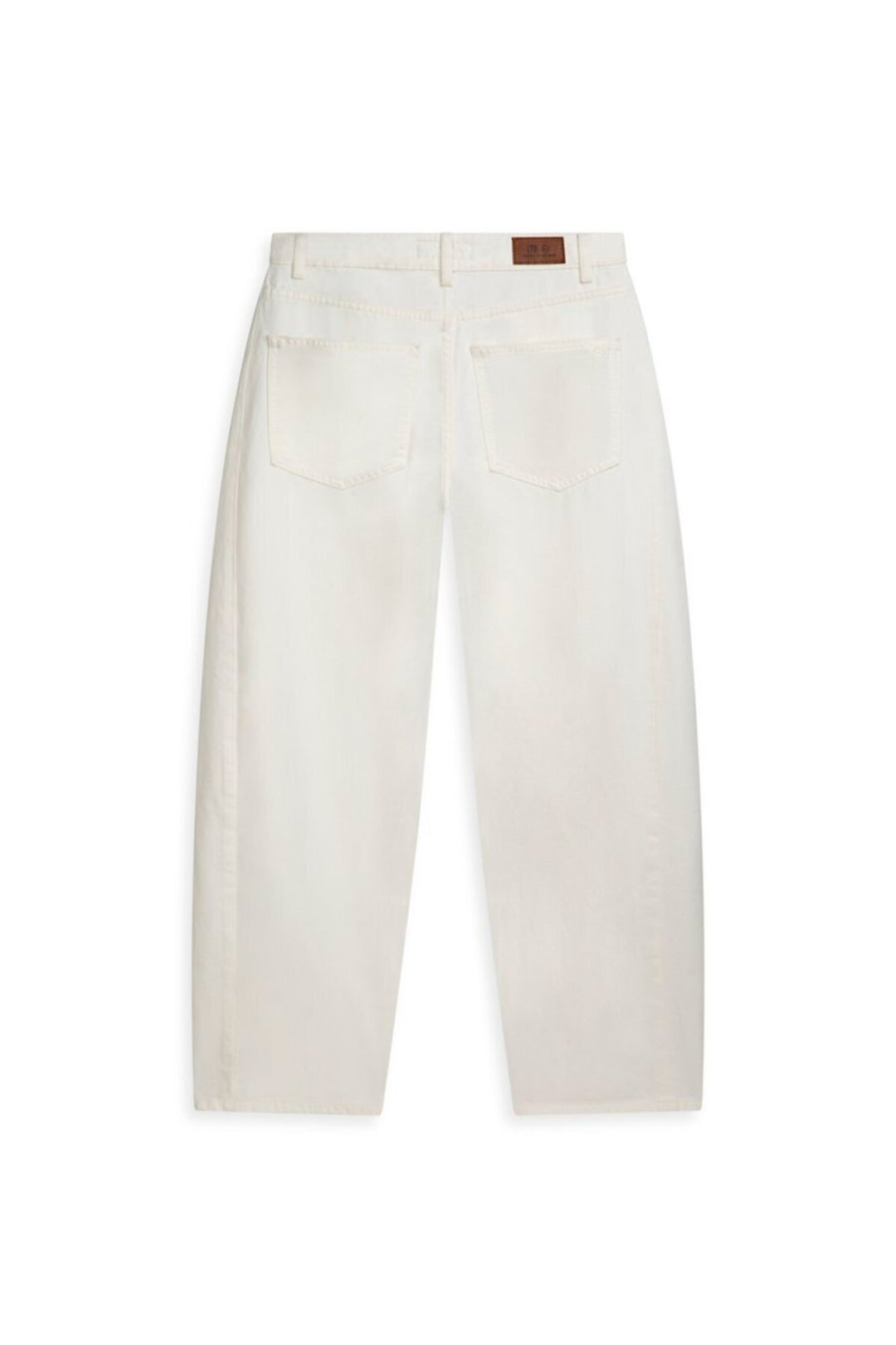 LTB Pantalon en Jean Crème Taille Moyenne Anna Barrel Fit - Crème