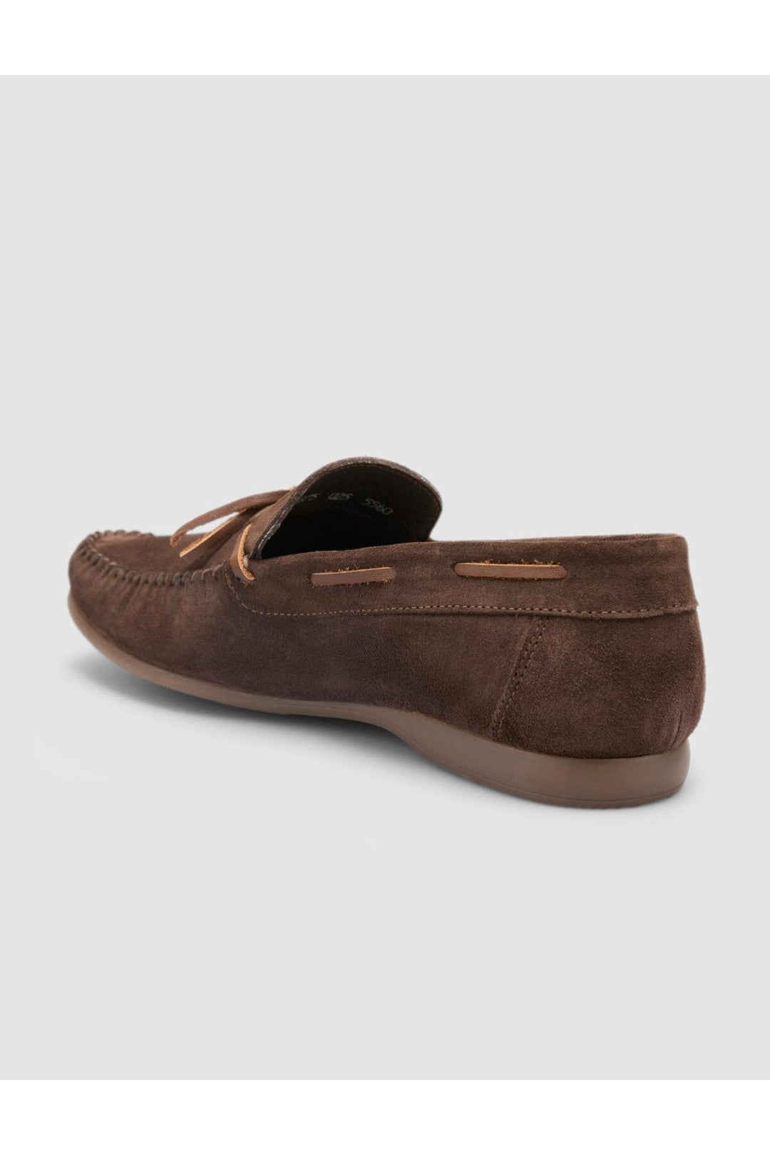 Cabani Shoes Lenamo %100 Cuir Véritable Chaussures de Bateau pour Hommes en Suède Marron Quotidien - Marron