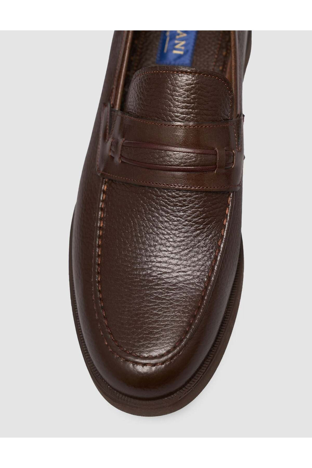 Cabani Shoes Homme Mocassins Classiques en Cuir Véritable Marron - Multicolore