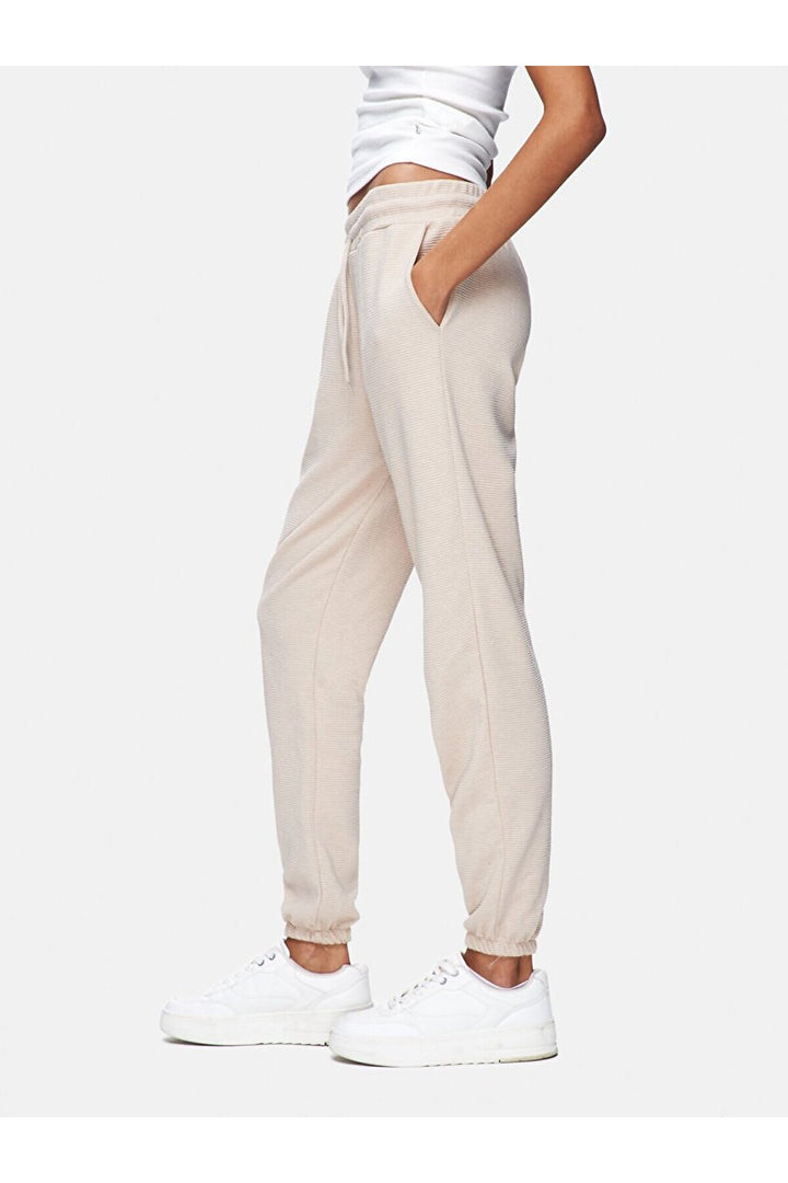 LTB Pantalon de jogging droit coupe régulière beige - Beige_2529