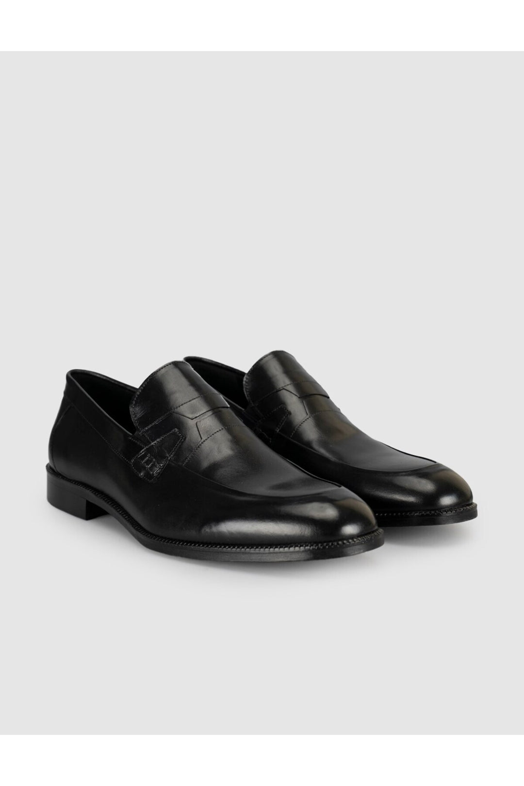 Cabani Shoes Chaussures classiques pour hommes noires avec détails en crocodile - Multicolore