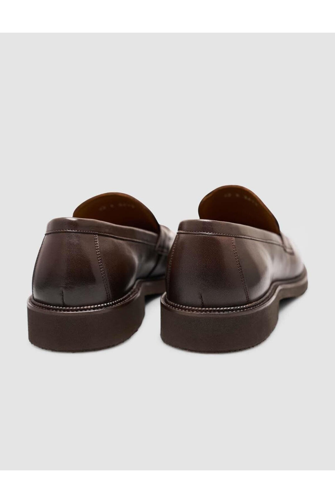 Cabani Shoes %100 Cuir véritable Chaussures mocassins classiques pour hommes en Brun - Marron
