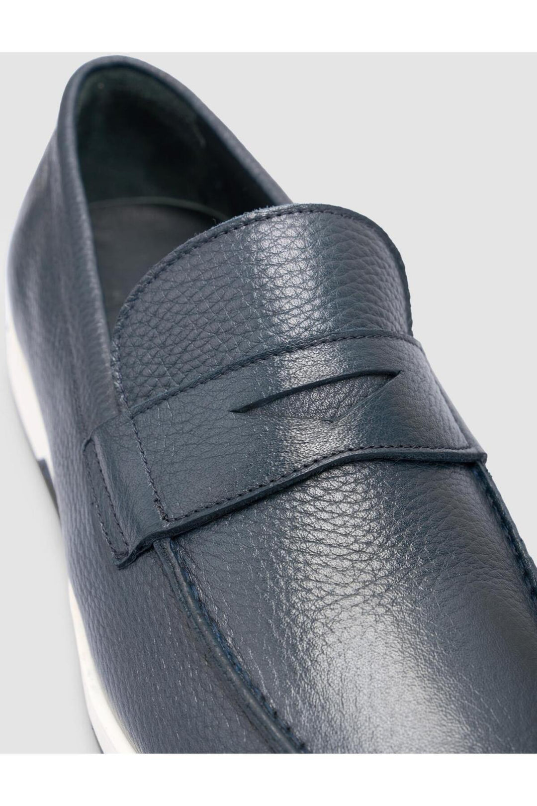 Cabani Shoes %100 Cuir véritable Chaussures décontractées pour hommes Bleu marine - Bleu marine