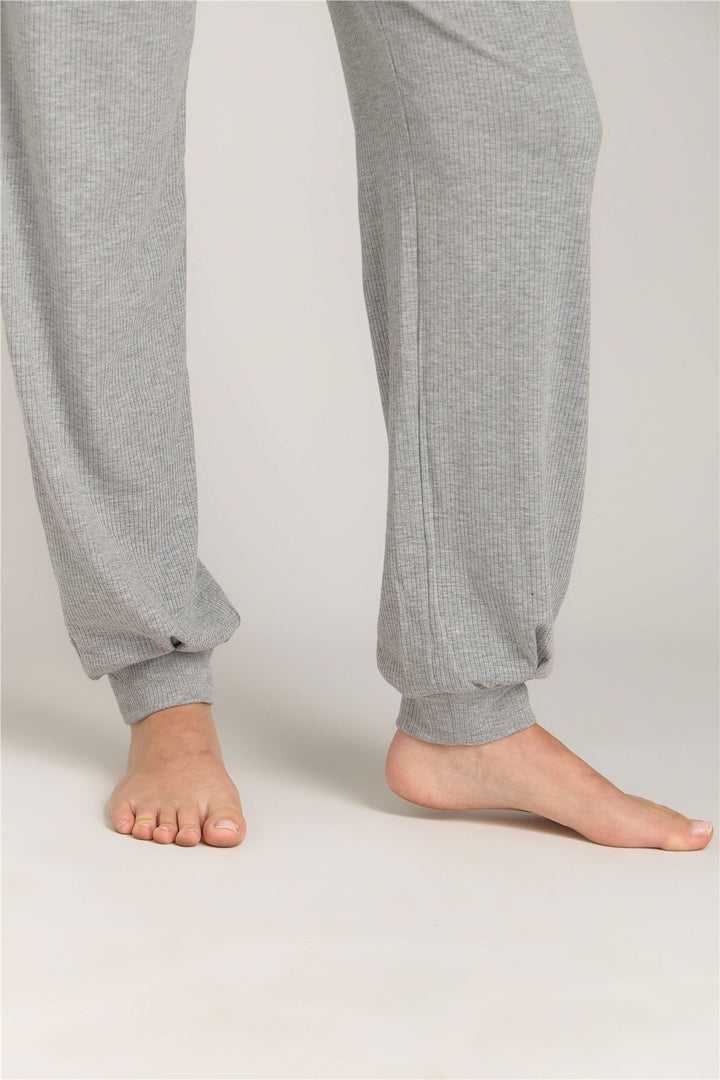 Lovely Things Pantalon de pyjama caraco CAROL - Bordeaux