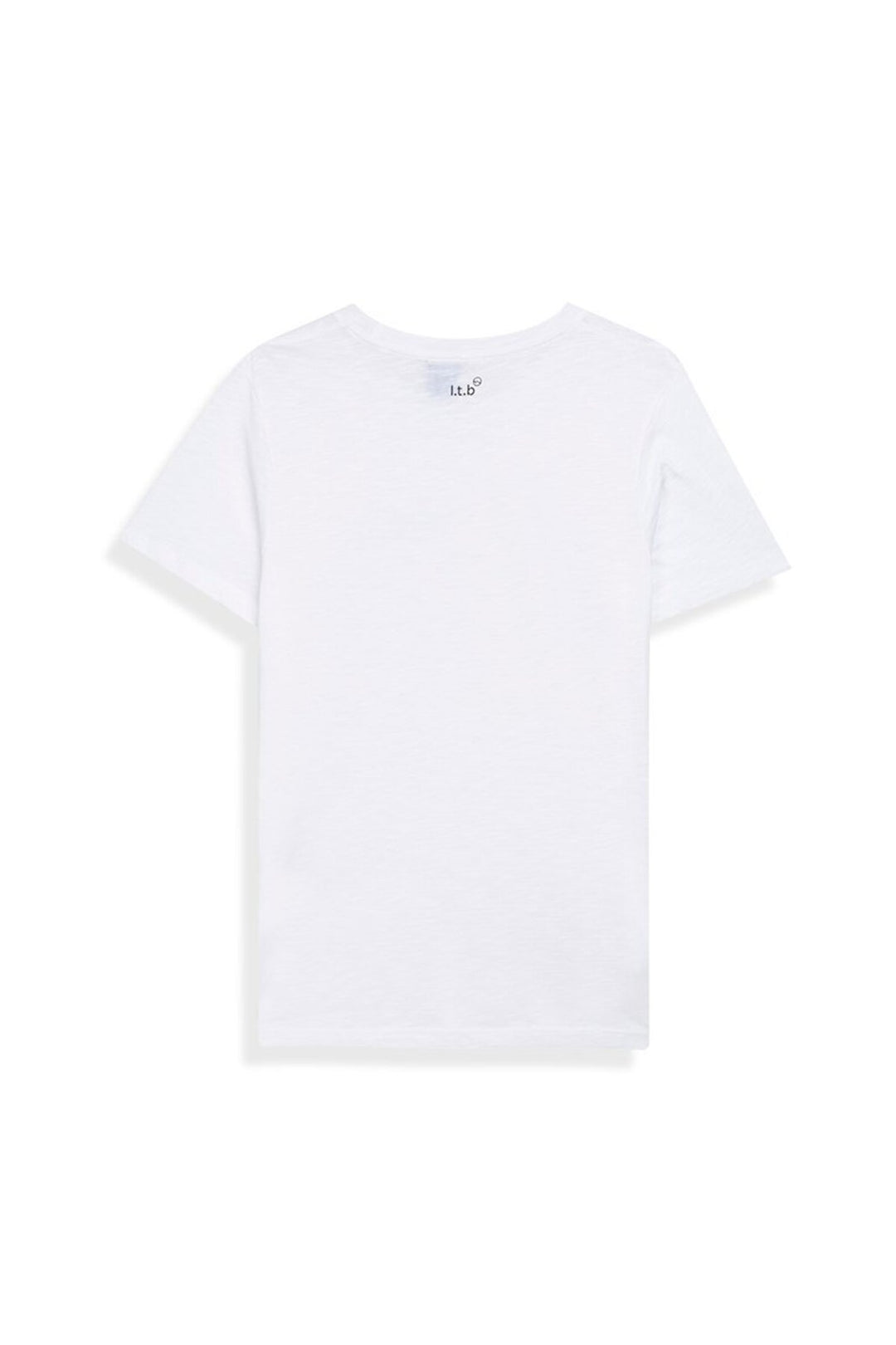 LTB T-shirt Blanc Relaxed Imprimé Amoure - Blanc