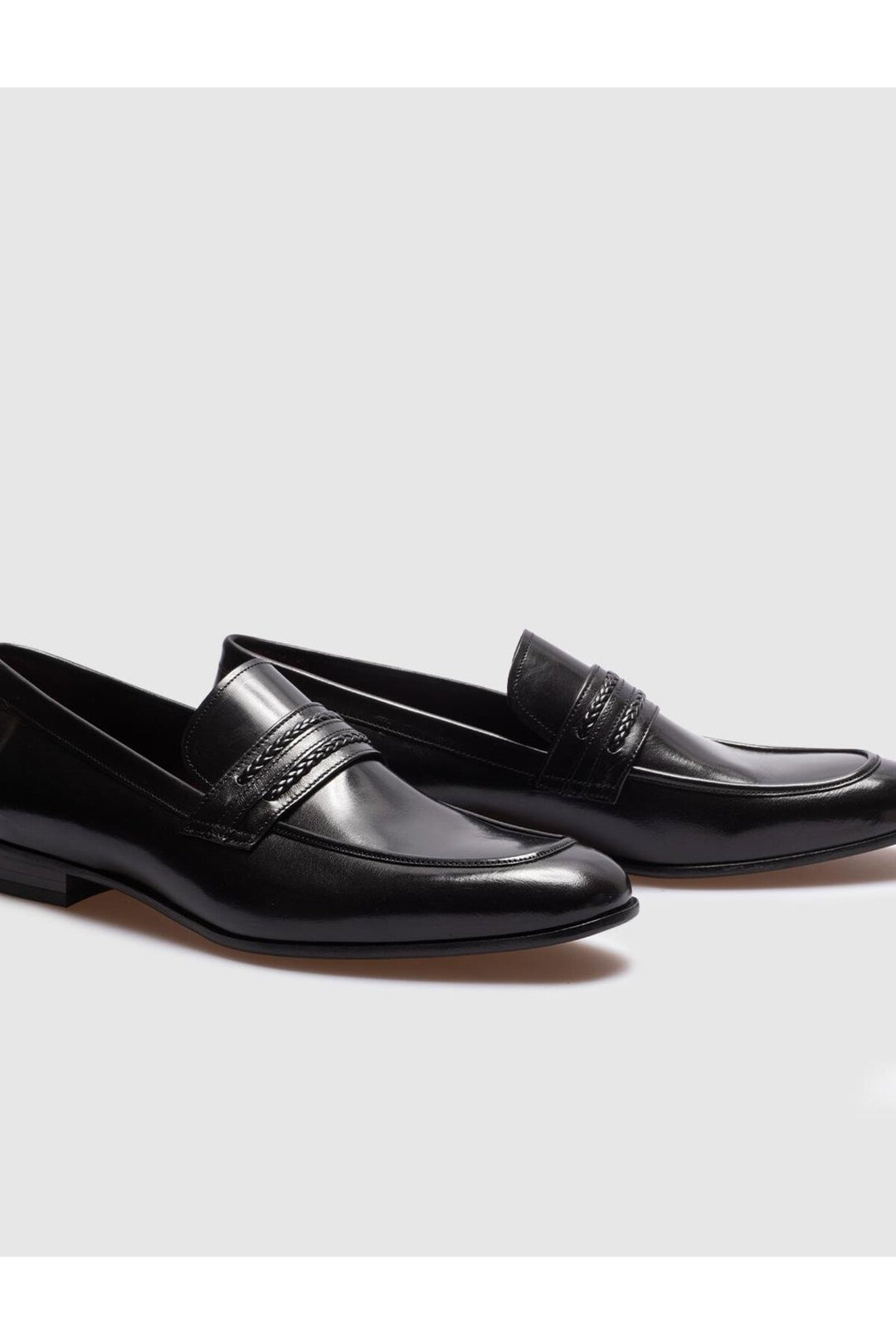Cabani Shoes Chaussures classiques pour hommes en cuir véritable avec ceinture noire - Multicolore