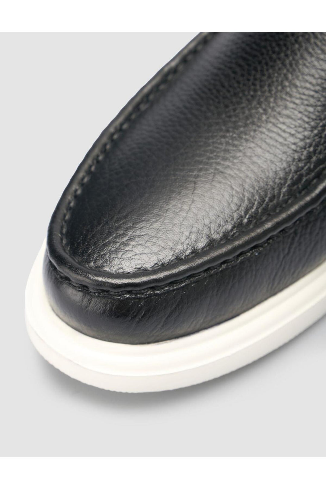 Cabani Shoes Chaussures décontractées pour hommes en cuir véritable noir à texture 100% - Multicolore