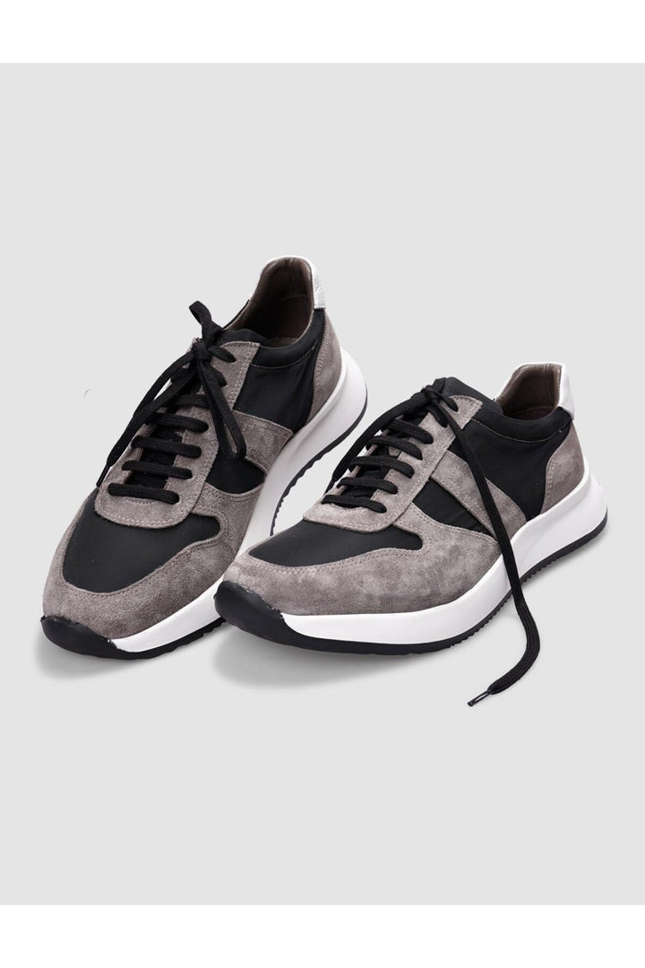 Cabani Shoes Chaussures de sport pour hommes en cuir véritable vison - Vison