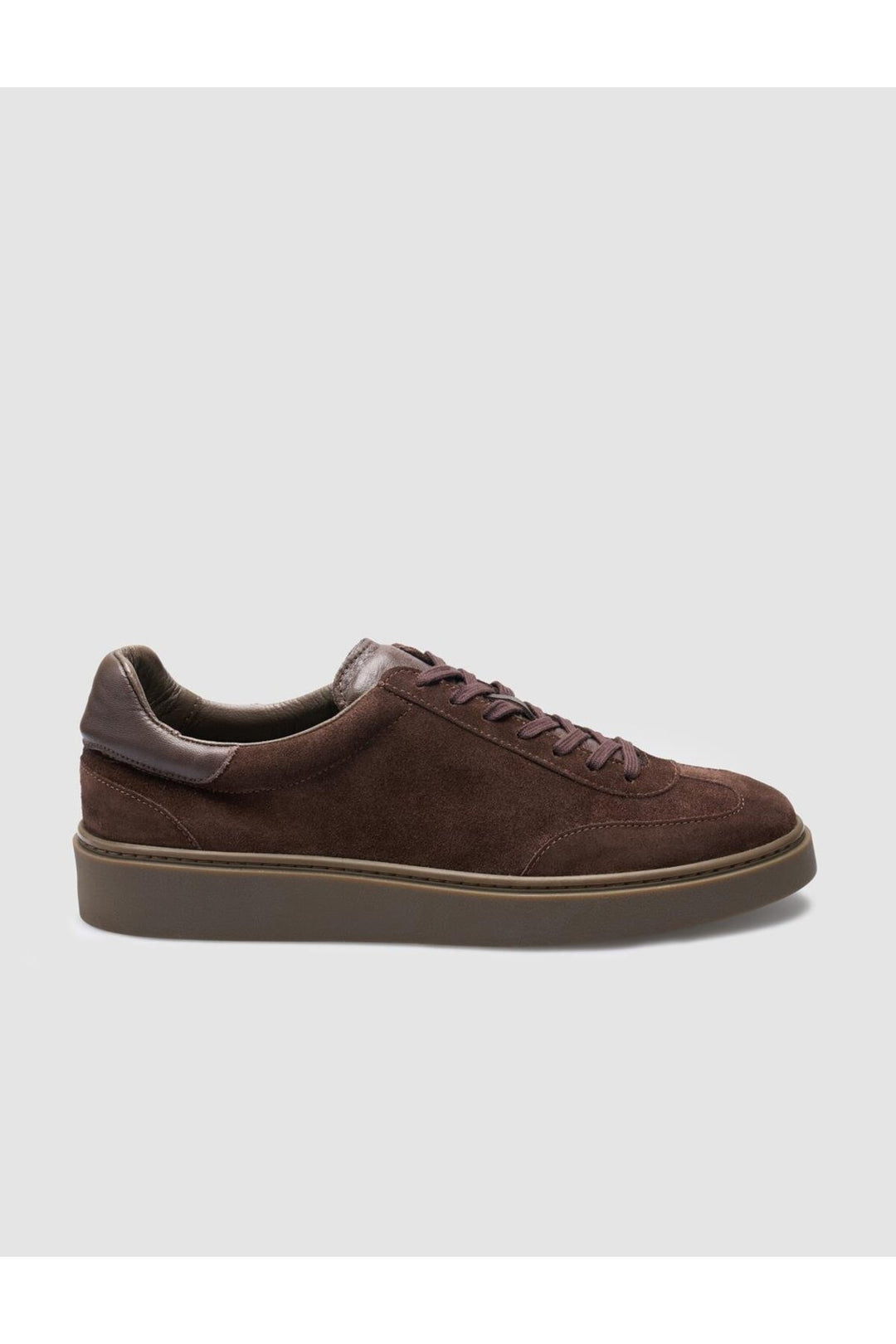 Cabani Shoes %100 Cuir véritable Chaussures de sport pour hommes en daim marron - Marron