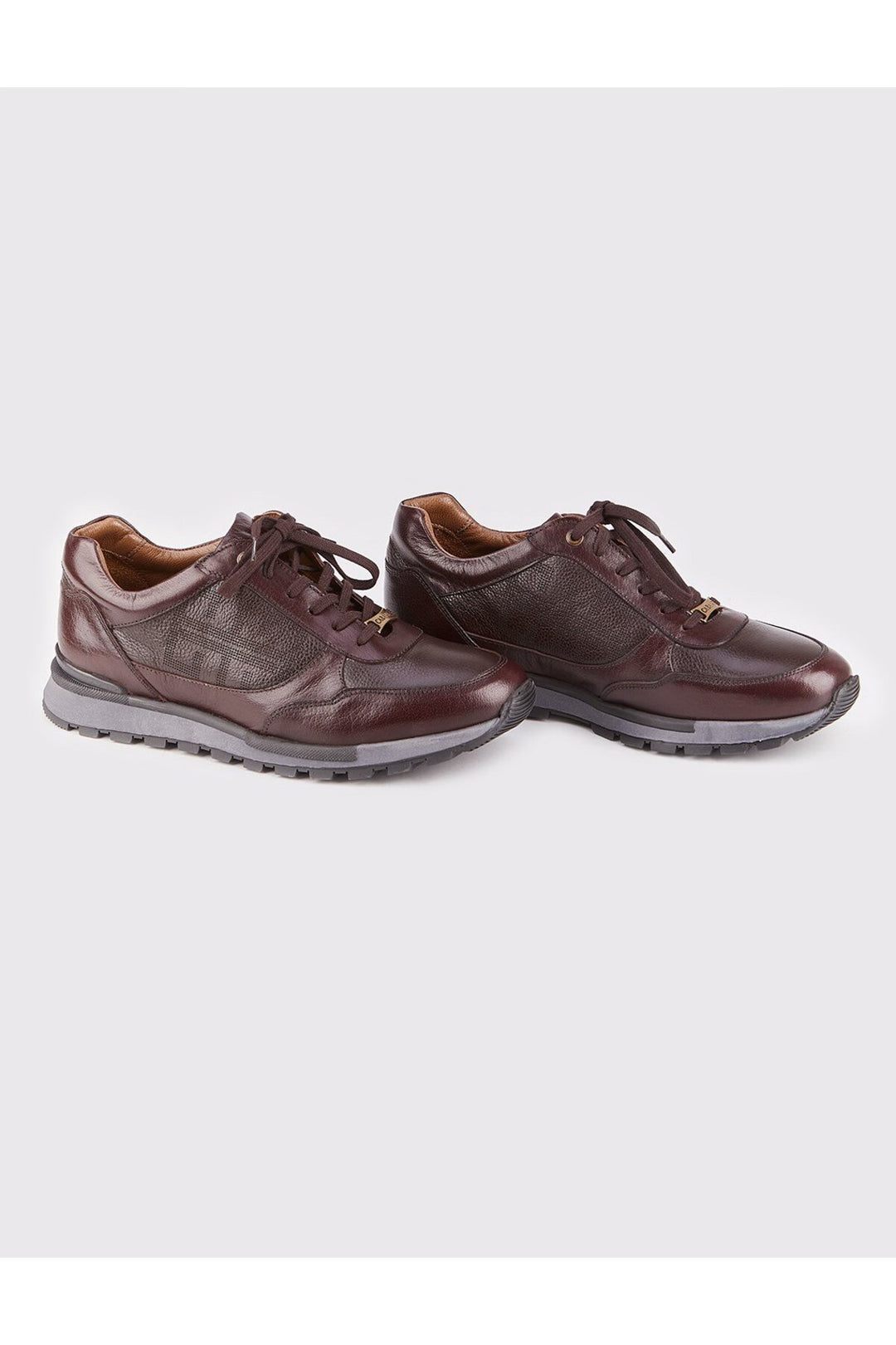 Cabani Shoes Chaussures de ville pour hommes à lacets en cuir véritable. - Marron