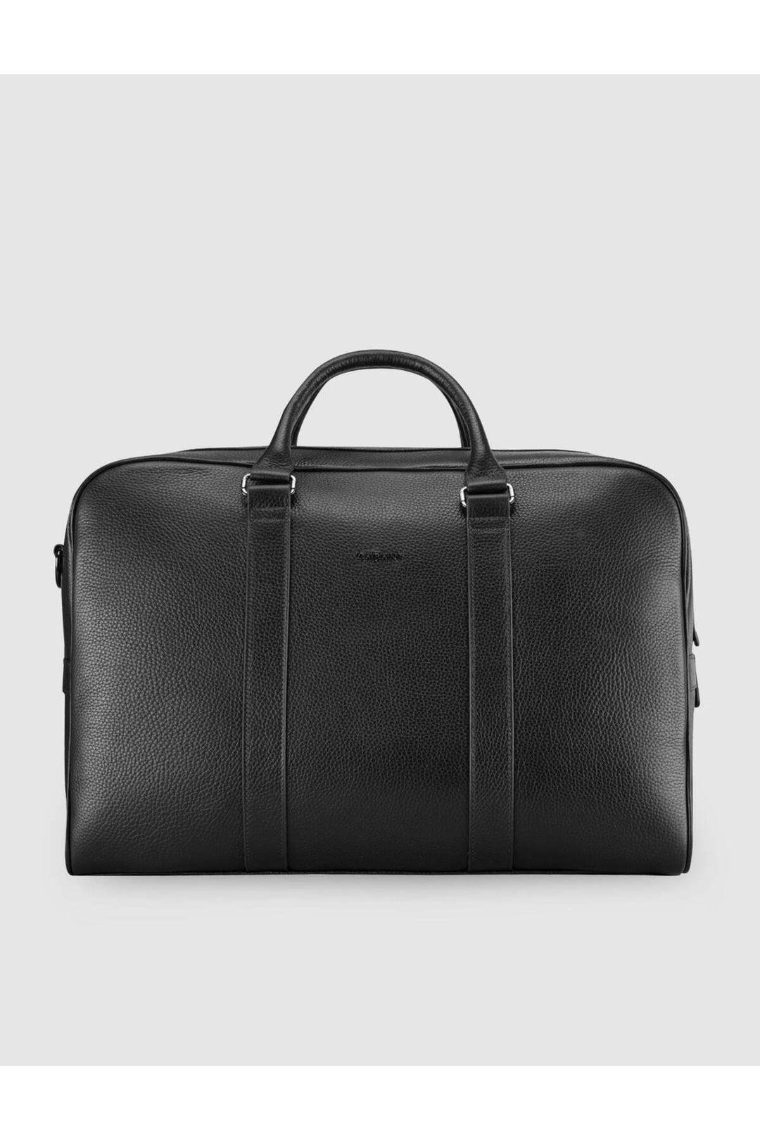 Cabani Shoes Sac en cuir véritable noir pour homme, sac à main et de voyage. - Noir