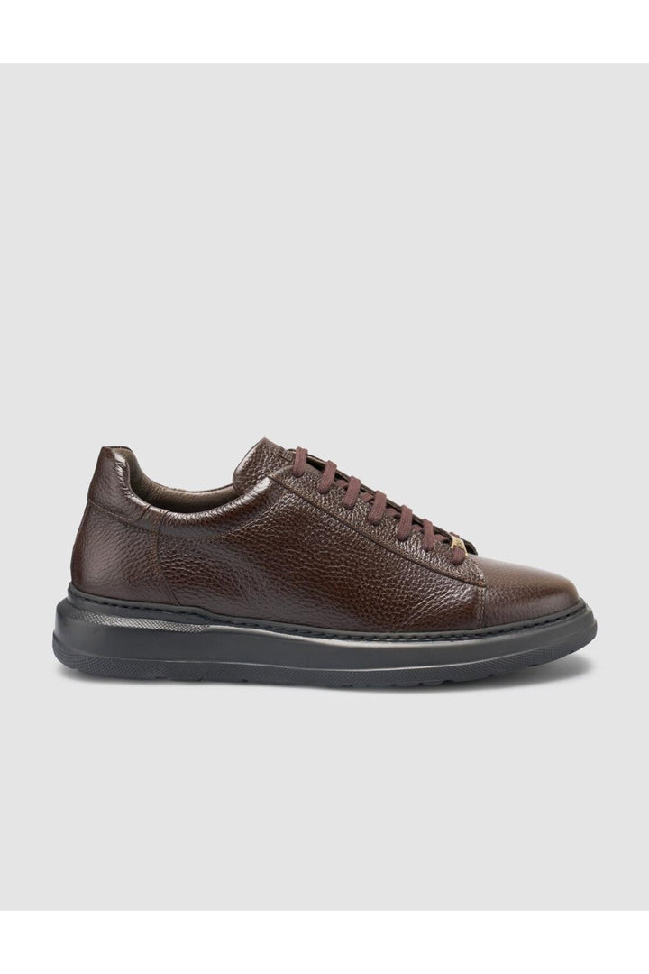Cabani Shoes %100 Cuir véritable Chaussures de sport pour hommes Marron - Marron