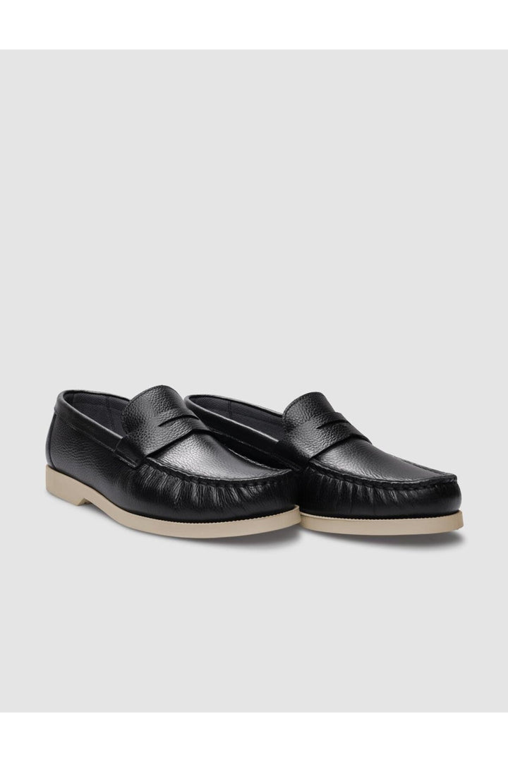 Cabani Shoes %100 Cuir véritable Chaussures de ville pour femmes Bleu marine - Multicolore