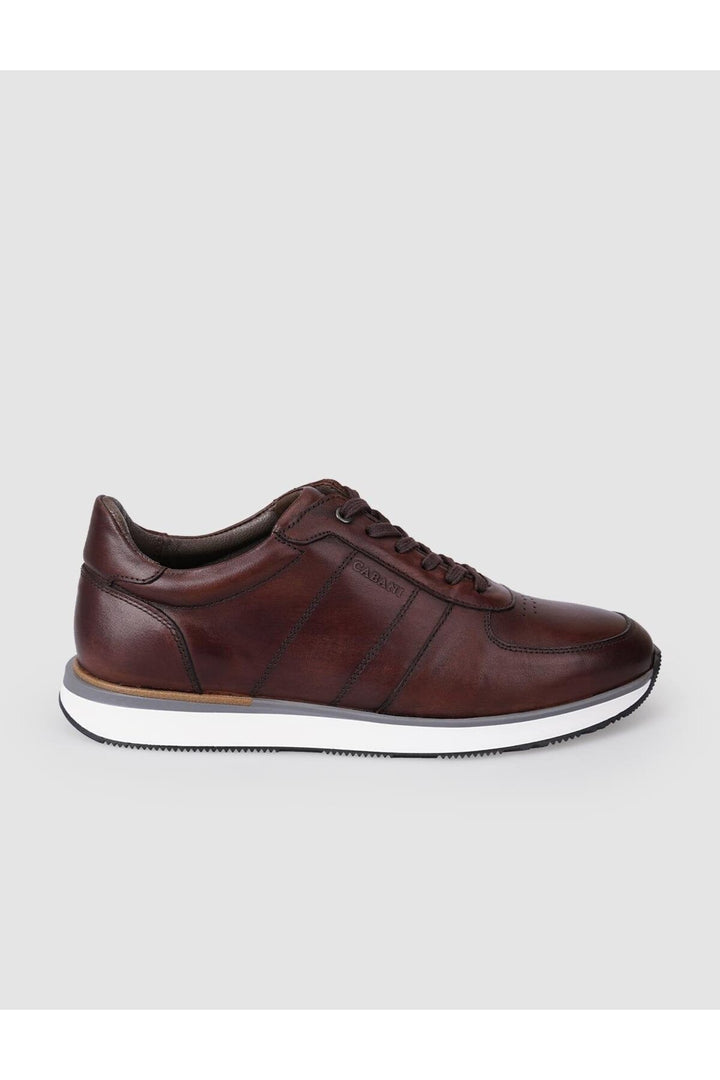 Cabani Shoes %100 Cuir Véritable Chaussures de Sport pour Hommes à Lacets Marron - Marron