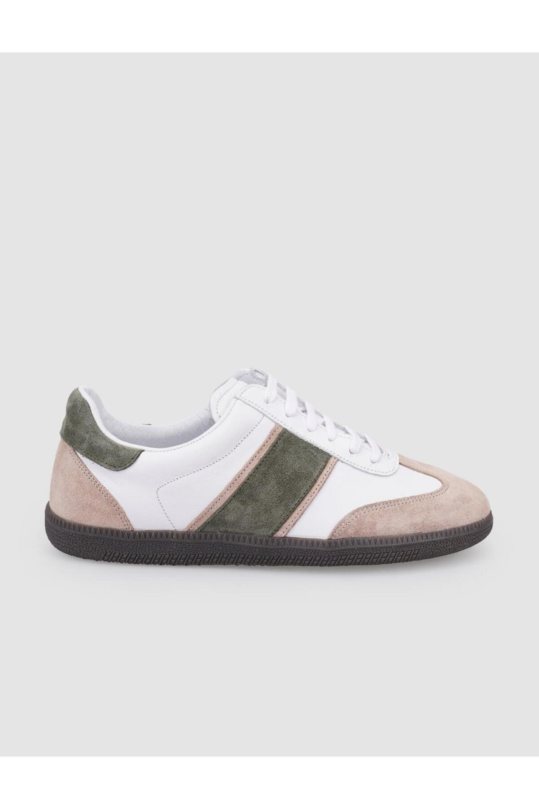 Cabani Shoes %100 Cuir véritable Baskets blanches à lacets pour femmes - Blanc