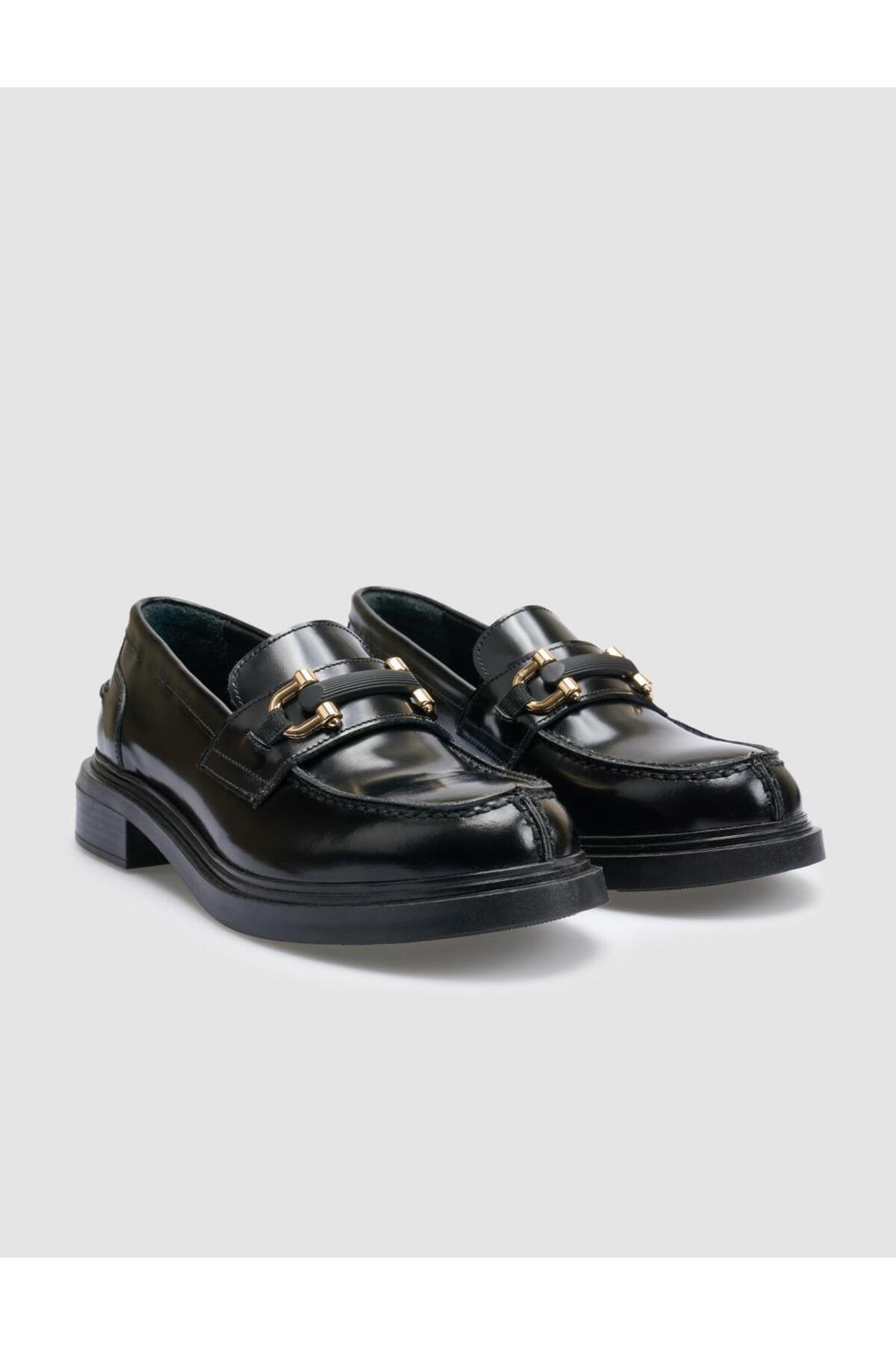 Cabani Shoes Chaussures de ville pour femmes en cuir véritable noir à ouverture 100% - Noir