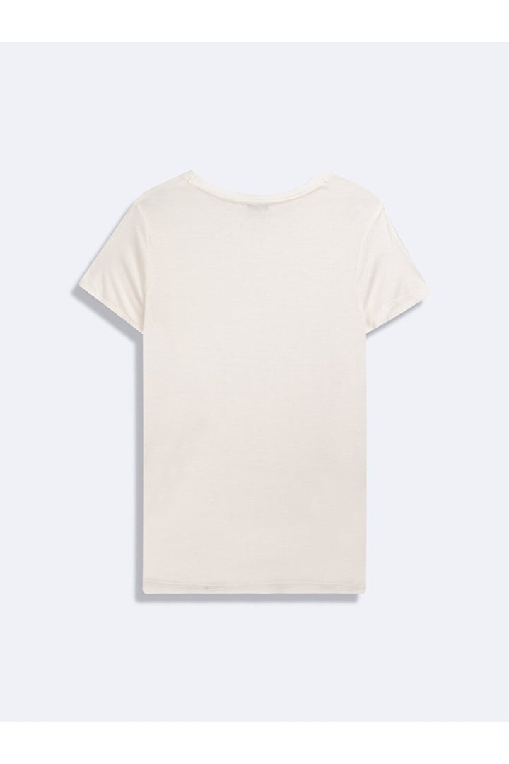LTB T-shirt blanc à manches courtes Zero Collar Pressure