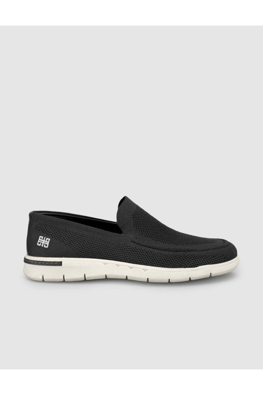 Cabani Shoes Chaussures décontractées pour hommes en tricot à semelle légère anthracite - Anthracite