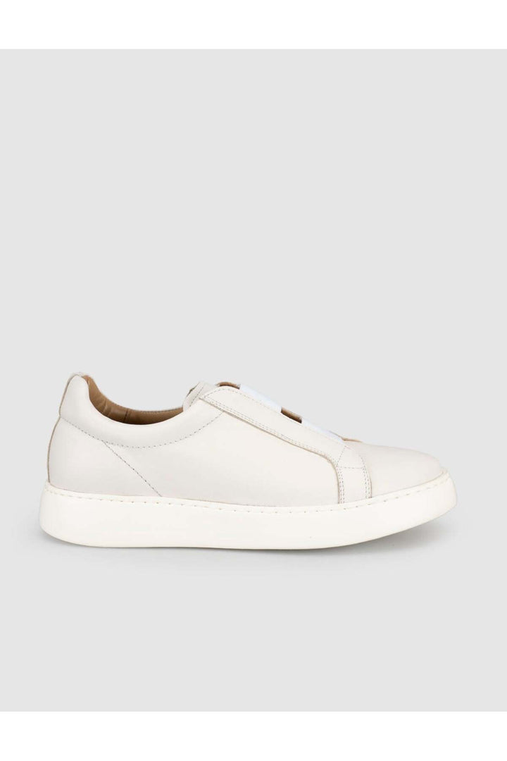 Cabani Shoes Chaussure de sport quotidienne avec détails en caoutchouc - Blanc