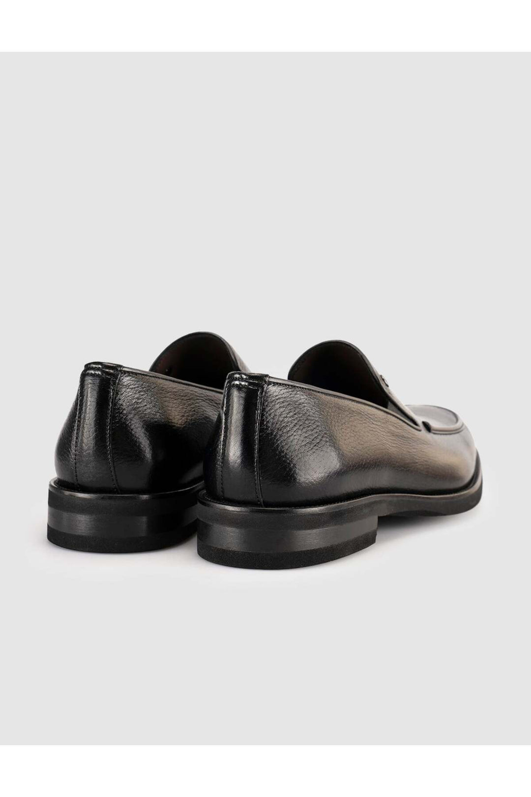 Cabani Shoes Chaussures Loafers Classiques pour Hommes en Cuir Véritable - Noir