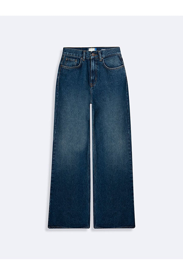 LTB Pantalon en jean large à taille haute Vıonne H